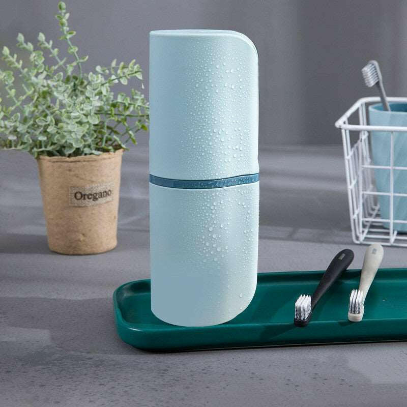 Portable Wash Cup Travel Toothbrush Storage Box on H&K Trendy Treasures