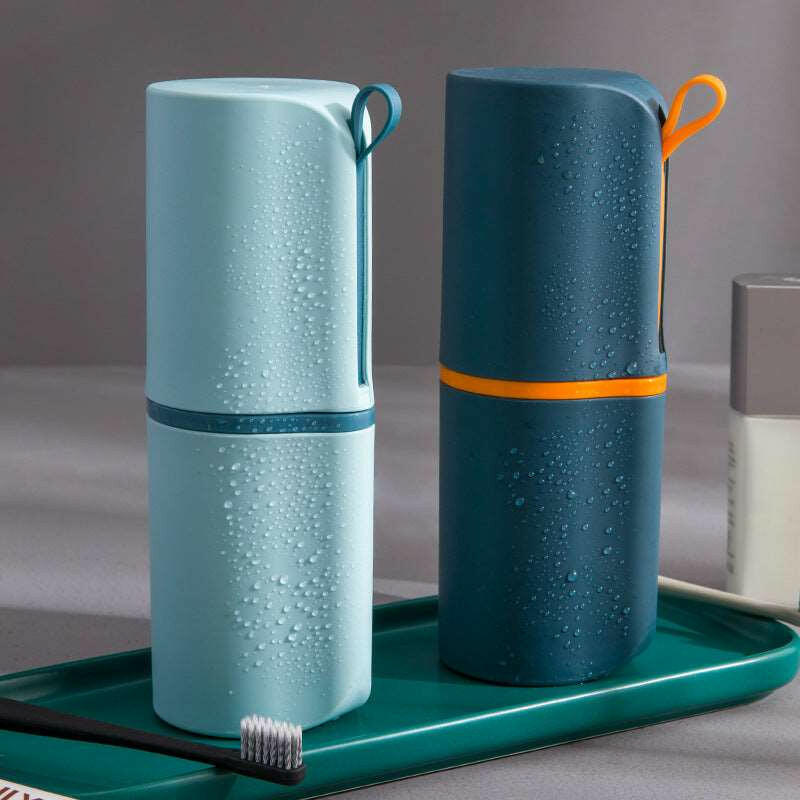 Portable Wash Cup Travel Toothbrush Storage Box on H&K Trendy Treasures