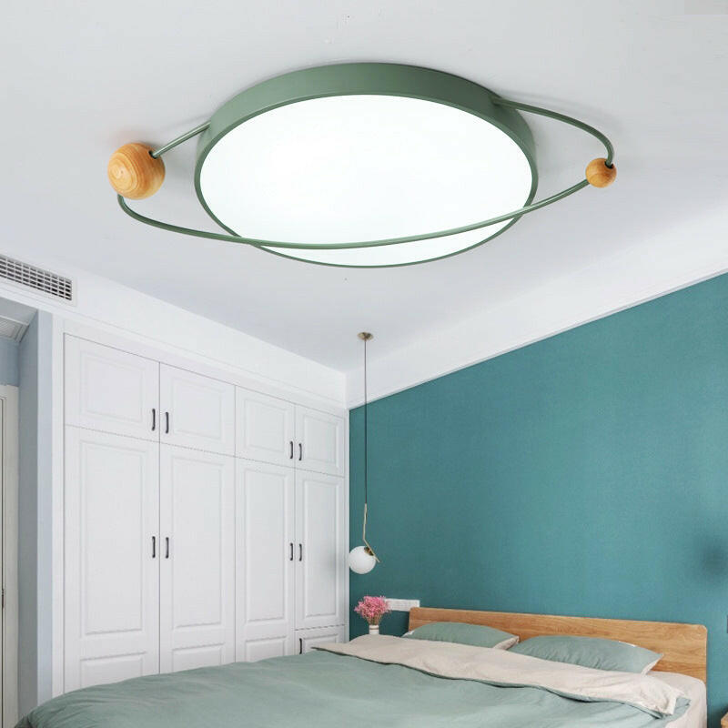 Children's Room Lighting Creative Macaron Ultra-thin Led Ceiling Light.