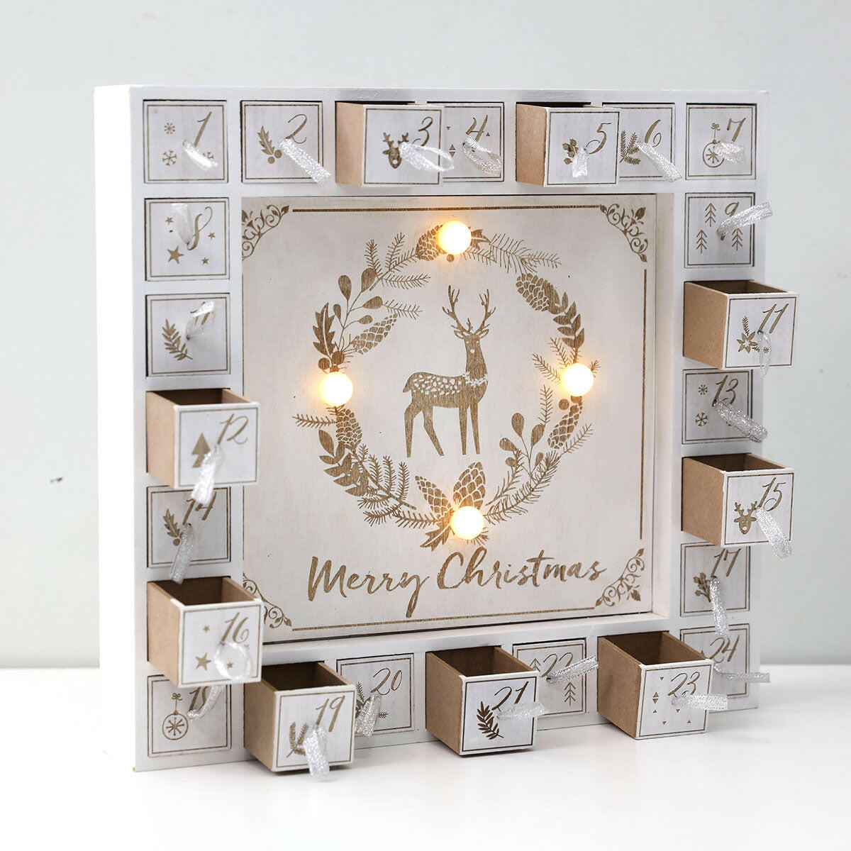 Christmas European Countdown Countdown Calendar Lighting Decoration Gifts.