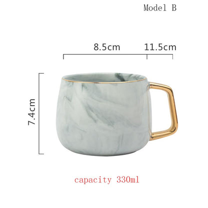 Marble ceramic cup at H&K Trendy Treasures