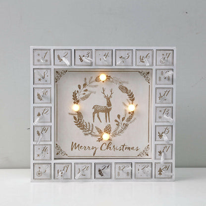 Christmas European Countdown Countdown Calendar Lighting Decoration Gifts.