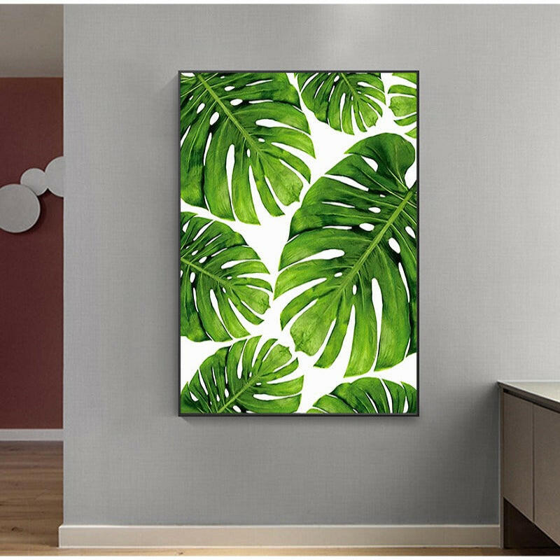 Home Decor Green Plant Painting at H&K Trendy Treasures