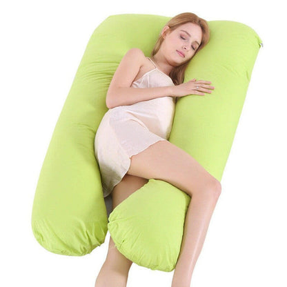 U Shape Maternity Pillow Pregnancy Ice Silk - H&K Trendy Treasures