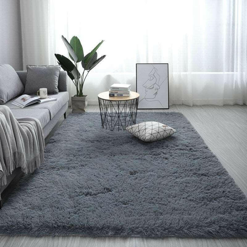 Fluffy Carpet Rugs For Bedroom living Room Rectangle Large Size Plush Anti-slip Soft Carpet - H&K Trendy Treasures