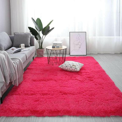 Fluffy Carpet Rugs For Bedroom living Room Rectangle Large Size Plush Anti-slip Soft Carpet - H&K Trendy Treasures