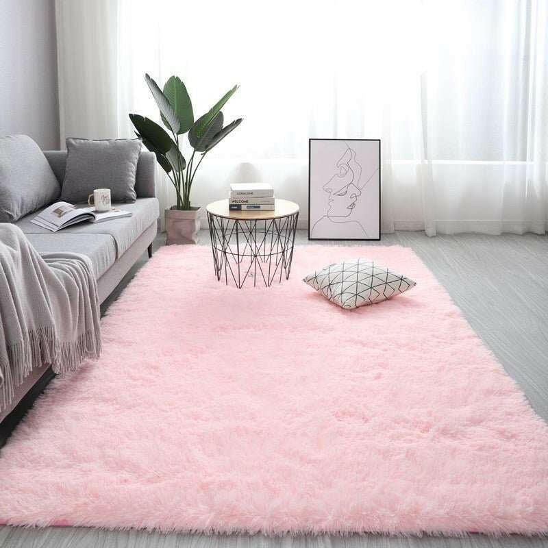 Fluffy Carpet Rugs For Bedroom living Room Rectangle Large Size Plush Anti-slip Soft Carpet - H&K Trendy Treasures