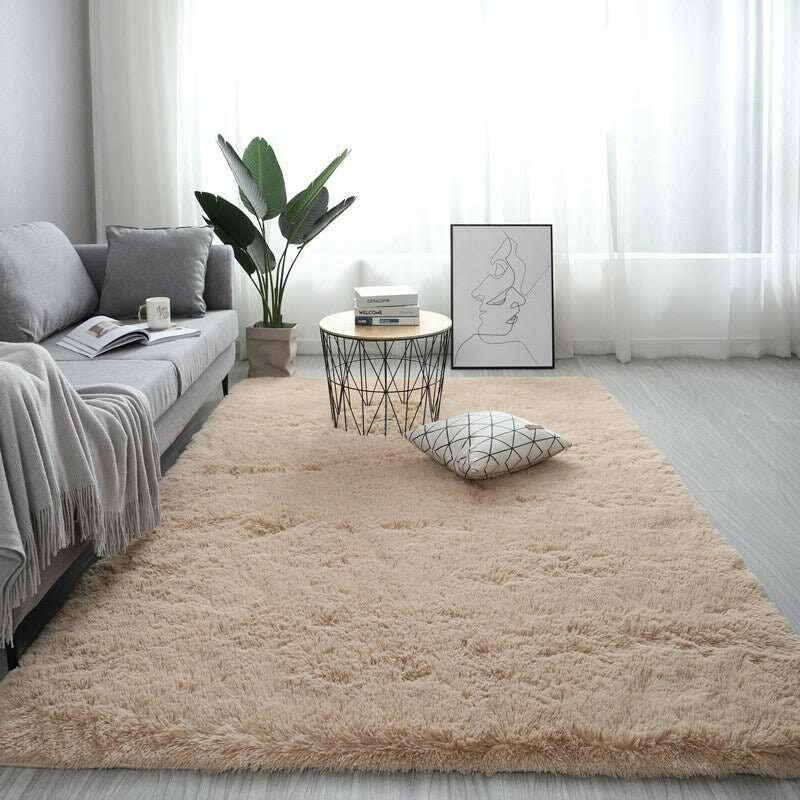 Fluffy Carpet Rugs For Bedroom living Room Rectangle Large Size Plush Anti-slip Soft Carpet - H&K Trendy Treasures