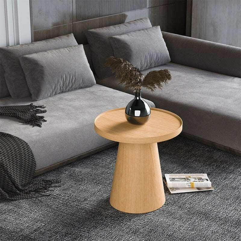 Japanese Style Rattan Woven Tea Table B&B Square Double-layer Small Household Mesh Black Several Solid Wood - H&K Trendy Treasures