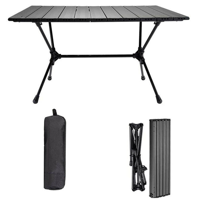 Aluminum Alloy Camping Folding Table Outdoor Lightweight Picnic BBQ Table Portable Beach Party Desk - H&K Trendy Treasures