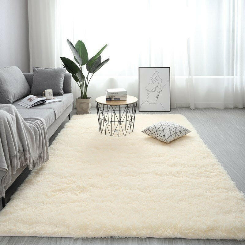 Fluffy Carpet Rugs For Bedroom living Room Rectangle Large Size Plush Anti-slip Soft Carpet - H&K Trendy Treasures