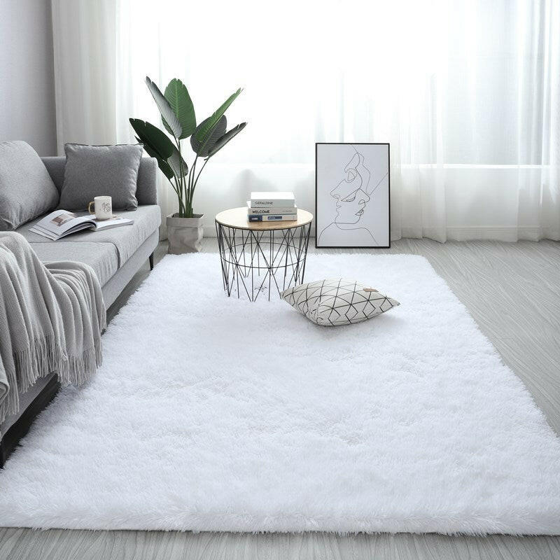 Fluffy Carpet Rugs For Bedroom living Room Rectangle Large Size Plush Anti-slip Soft Carpet - H&K Trendy Treasures