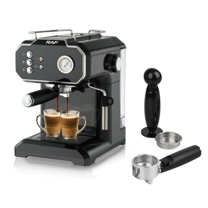 Household Small Semi-automatic High Pressure Steam Milk Froth Coffee Machine - H&K Trendy Treasures